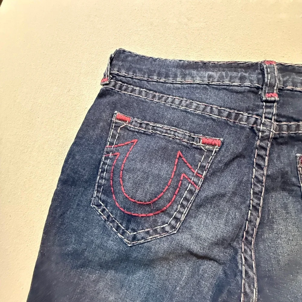 True Religion Rocco Y2K Streetwear Relaxed Skinny‎ Designer Denim Jeans Men 38